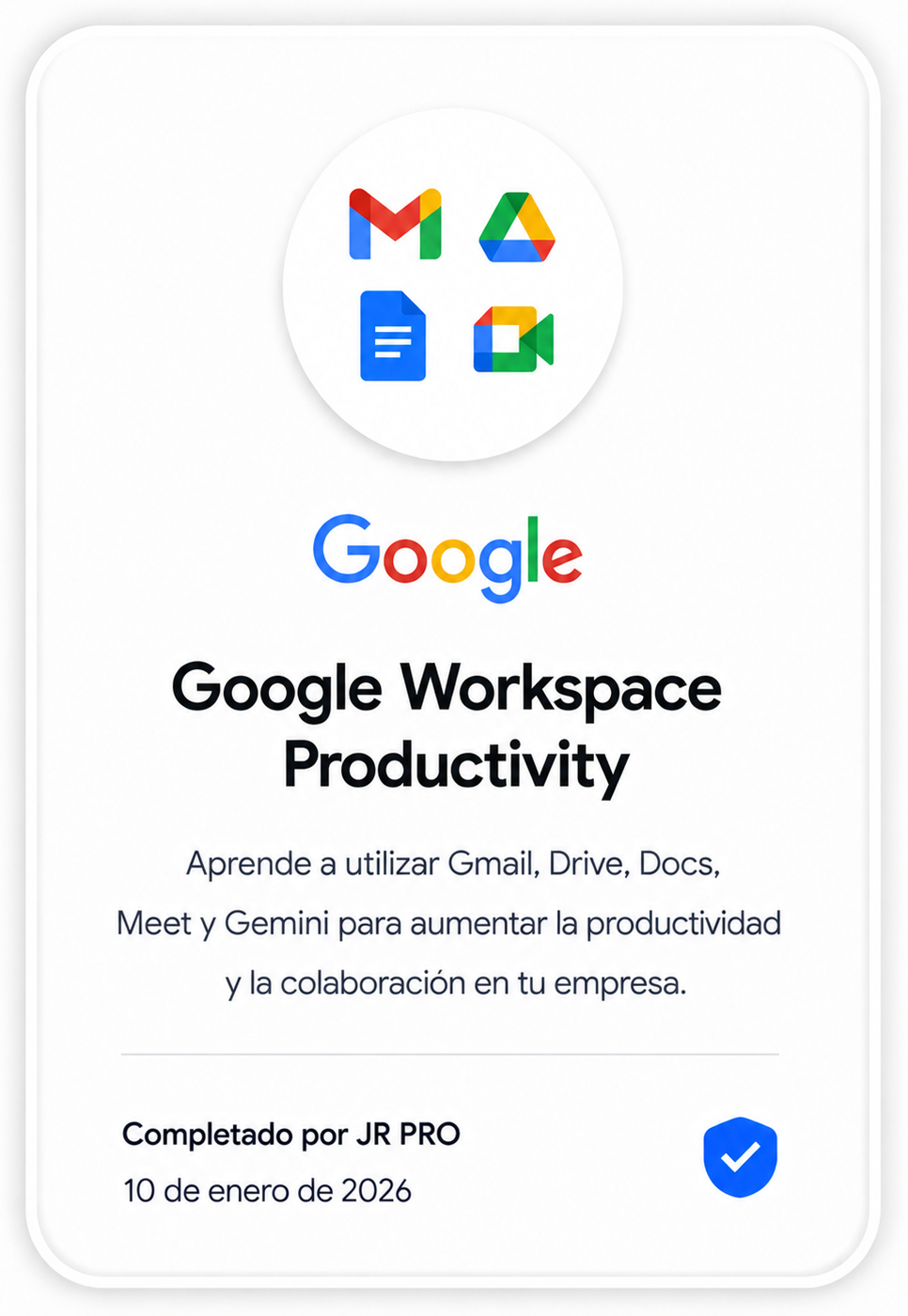 Google Workspace Productivity