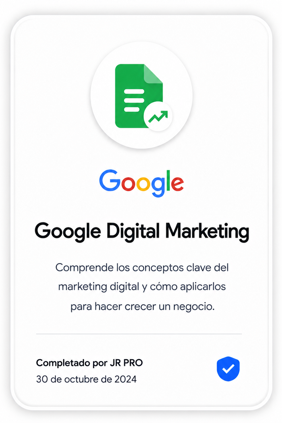 Google Digital Marketing