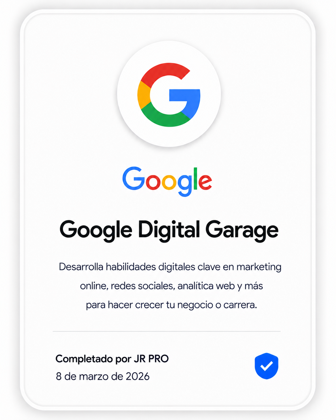 Google Digital Garage