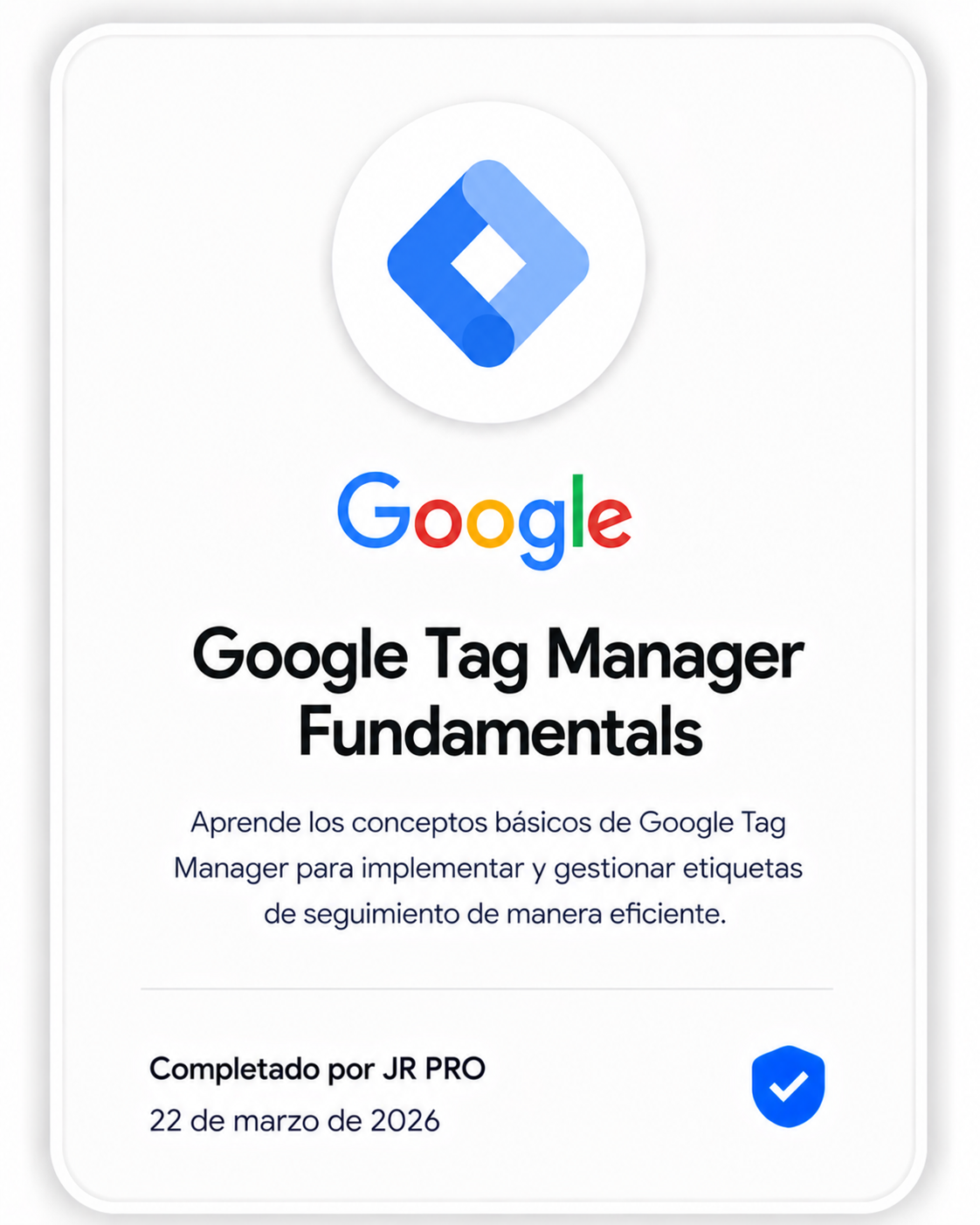 Google Tag Manager Fundamentals